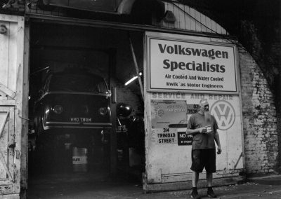Eddie at KWIKAS VW Specialists, Trinidad Street, Limehouse E14