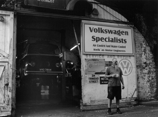 Eddie at KWIKAS VW Specialists, Trinidad Street, Limehouse E14