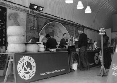 Wait here to be served... The Ham and Cheese company, Dockley Road, Bermondsey SE16