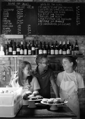 Lucy, Jose and Rosie, St John Restaurant, Ropewalk, Bermondsey SE16