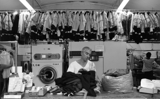 Mel at E1 Drycleaners, Cannon Street Row, Shadwell E1