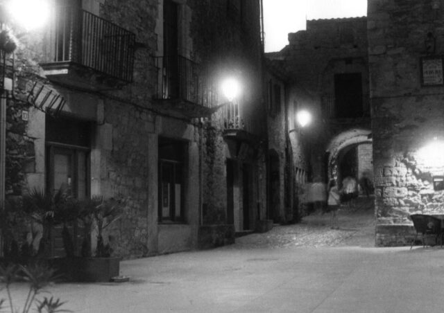 Dusk, Peratallada, Catalonia, Spain