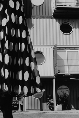 Polka dots; Susan. Container City, Leamouth