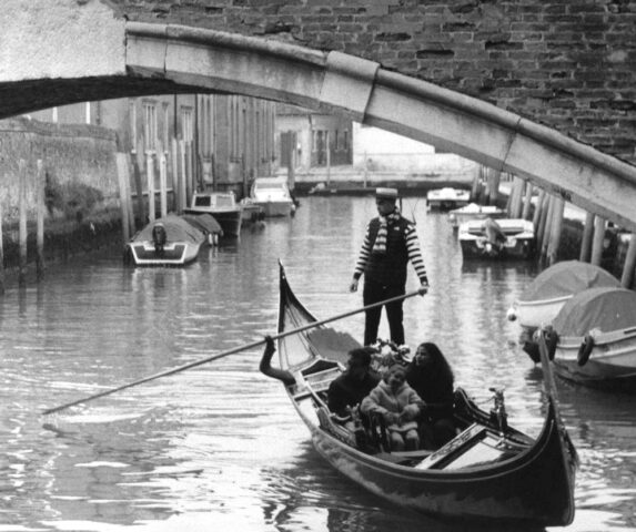 Under the bridge, Cannaregio, Venice, Italy