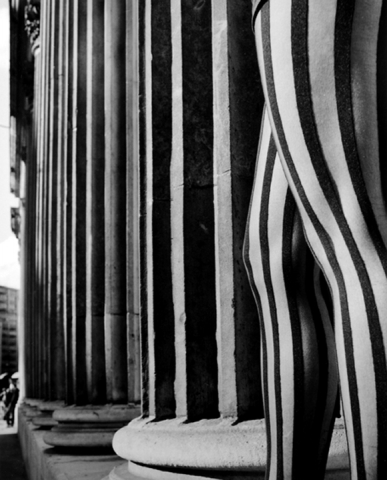 Vertical Stripes; Holly. The Bank of England