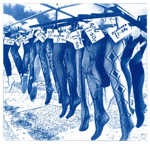 English Idioms: ...you havn't got a leg to stand on. (Cyanotype photocomposite)