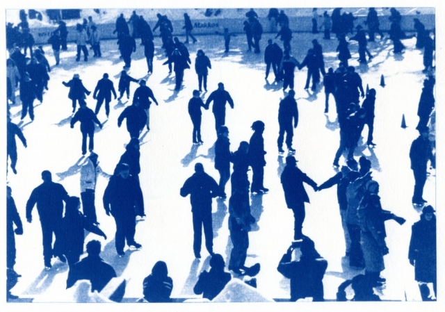 Skaters, Central Park, New York